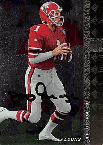 Sports Memorabilia Autograph Warehouse 249519 Jeff George Autographed Football Card - Atlanta Falcons 1994 Upper Deck - No. 182