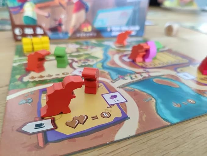 Ankama - Draftosaurus - Jeu de Base - Rédaction de Cartes - Lancer de Dés - Sélection d'Actions Simultanées - Jeu de Stratégie - Déroulement Rapide - Français - 2 à 5 joueurs - ANK9551
