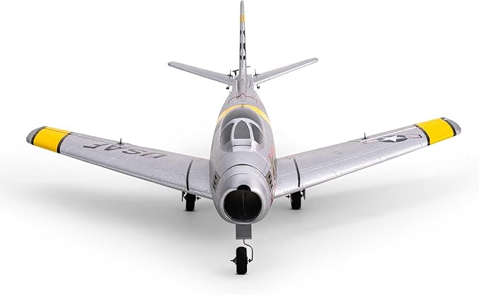 E-flite RC Airplane UMX F-86 Sabre 30mm EDF BNF Basic Transmitter Battery and Charger Not Included EFLU7050