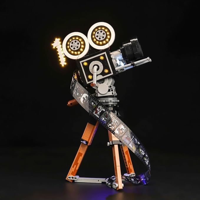 Upgraded Led Light Kit for Lego Tribute Camera Building Set Compatible with Lego 43230 Model Gift Idea for Adults Builders and Fans (Model Not Included)