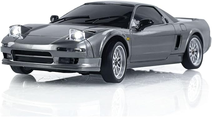 US in Stock 1/18 4X2 RWD RC Racing Drift Car Electric Vehicles Model Gyroscope LDRC LD1803 Light System Motor Servo ESC Hobby Grade Model for Birthday Gift(Grey)