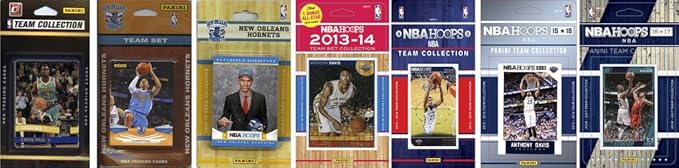 C&ampI Collectables NBA New Orleans Pelicans Men's 7 Different Licensed Trading Card Team Sets White