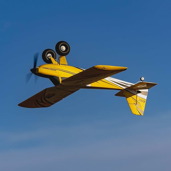E-flite RC Airplane Super Timber 1.7m BNF Basic Transmitter Battery and Charger Not Included EFL02550