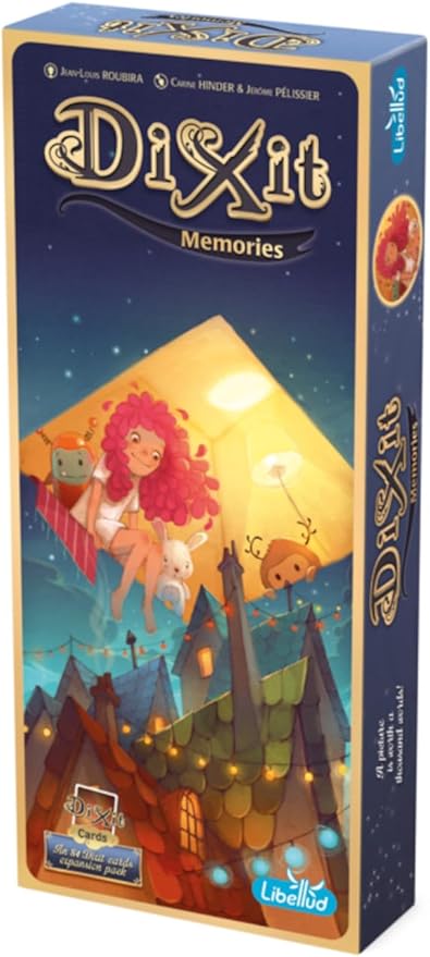 Dixit Memories Board Game EXPANSION - Explore a Fantastical World with 84 Original Art Cards! Creative Storytelling Game for Kids &amp Adults Ages 8+ 3-6 Players 30 Min Playtime Made by Libellud