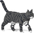 JEKCA Cat 03S-M02 | Tabby Cat Plastic Building Blocks | Age 14+