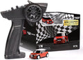 1:76 Turbo Racing Scale RC Sport Car Table Racing Remote Control Mini Model Car Full Proportional RTR Kit Toys (Baoma mini-red)