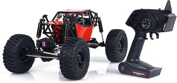 RTR RC 1/10 8504R Off-Road Car 4 * 4 Remote Control Rock Crawler Electric Truck Top Speed 35 km/h 15KG Servo Metal Shock Absorber 2500mAh Lipo Hobby Model for Adult
