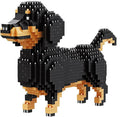Mini Dog Building Blocks Pet Building Toy Bricks Micro Mini Blocks 3D Puzzle Building Blocks Set Toys Gifts for Kids or Adult (Dachshunds 836PCS)