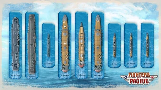 Don't Panic Games | Fighters of The Pacific - Théâtre Expansion (Extension) | Board Game | Ages 14+ | 2 Players | 120 Minutes