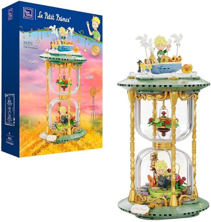 PANTASY The Little Prince Hourglass Building Blocks Set Construct Create Play Building Kit for Adults Home and Office