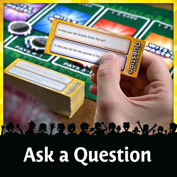 Wits &amp Wagers Deluxe Board Game by North Star Games - Award Winning Trivia Game - 4+ Players - Ultimate Party Game for Family Teens and Adults.