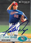 Sports Memorabilia Autograph Warehouse 244911 Justin Wayne Autographed Baseball Card - Montreal Expos FT 2003 Donruss Rated Rookie - No. 68
