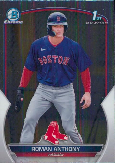 2023 Bowman Chrome Prospects #BCP-71 Roman Anthony Boston Red Sox Baseball Card - GotBaseballCards