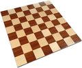 Zelus Borderless Tournament Chess Board with Inlaid Mahogany Wood Large 18 x 18 Inch Board Only