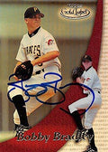 Sports Memorabilia Autograph Warehouse 244580 Bobby Bradley Autographed Baseball Card - Pittsburgh Pirates FT 2000 Topps Gold Label - No. 94 Rookie