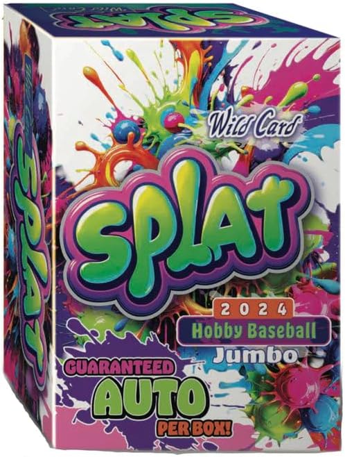 2024 Wild Card Splat Baseball Jumbo Trading Card Box (1 Autograph Card Per Box)