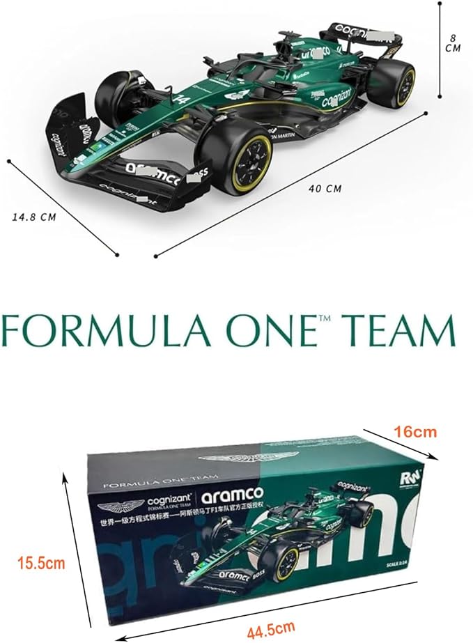 2024 New 1/14 Scale F1 AMR24#14 Formula 1 Remote Control Car Simulation Alloy Model | Adult Collector Edition | Premium Gift for Racing Enthusiasts