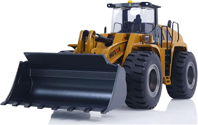US in Stock 1/14 HUINA Toys 2.4G 10CH Radio Controlled Loader 1583 Electric Lifting System Lights Sound RC Construction Vehicles Assembled Hobby Garde Model for Adult Hobby