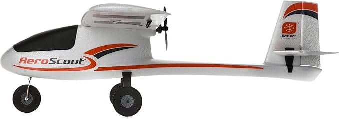 HobbyZone RC Airplane AeroScout S 2 1.1m BNF Basic (Transmitter Battery and Charger Not Included) HBZ385001 Airplanes Bind and Fly Electric Trainer