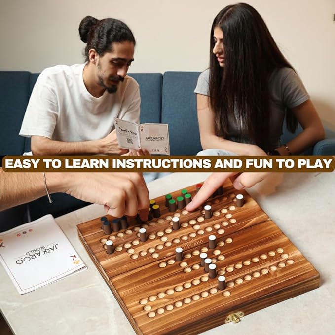 Barricade Board Game - Malefiz Game - 2025 Dice Games - 2-4 Player Competitive Strategy Game - Fast Board Game Fun Wooden Dice Game for Family &amp Friends - Adults Games Wood Games