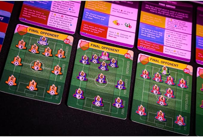 Eleven Football Manager Board Game Expansions Bundle: Unexpected Events Stadium International Cup and International Players Expansions (4 Items)
