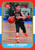 Custom Personalized Basketball Cards 50 Count Retro 1986-87 Fleer Tribute Design Customized with Your Photo and Information (50)