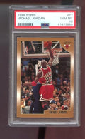 1998-99 Topps #77 Michael Jordan PSA 10 Graded Basketball Card NBA 1998 1999 Chicago Bulls GEM MT MINT