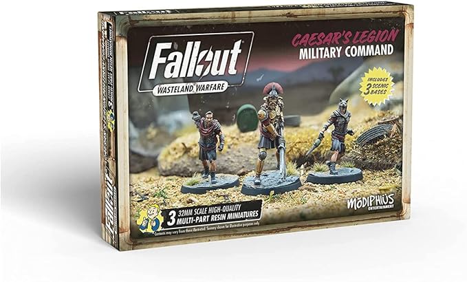 Modiphius Fallout - Wasteland Warfare - Caesar's Legion Military Command Multicolor