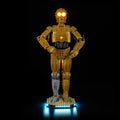 BRIKSMAX Light Kit for Lego C-3PO -Led Lighting Compatible with Lego Star Wars 75398 Building Set- Not Included Lego Set