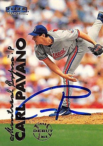 Autograph Warehouse 244897 Carl Pavano Autographed Baseball Card - Montreal Expos44 FT 1999 Fleer Tradition - No. 178