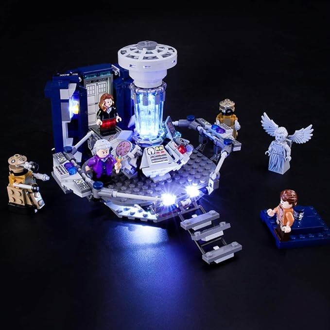 BRIKSMAX Led Lighting Kit for Ideas Doctor Who - Compatible with Lego 21304 Building Blocks Model- Not Include The Lego Set