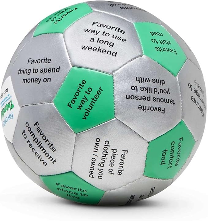 Trainers Warehouse 6 Thumball Collection 32 Prompts for Conversation Team Building Relationship and Training