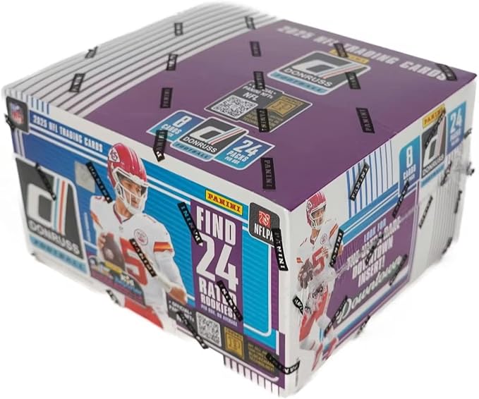 Panini 2025 Donruss Football Retail 24-Pack Box