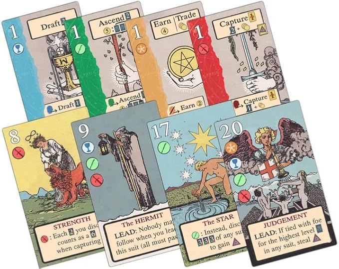 Soothsayers Board Game – Capture The Tarot Strategy Game for Ages 12 and Up 2 to 5 Players 30–60 Minute Playtime