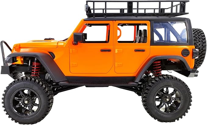 GoolRC 1:12 Scale 4 Wheel Drive Remote Control Car Off-Road Truck with Lights 2.4G Remote Control Crawler