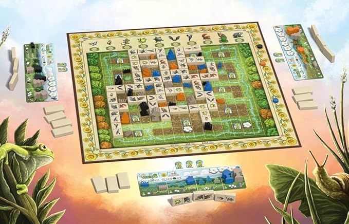 Capstone Games: Renature Strategy Board Game Transform The Polluted Valley Into a Thriving Ecosystem Easy to Follow Rules Ages 14 and Up