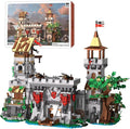 Medieval Lion Knight Castle Building SetViking Architecture Castle Modular Buildings Ideals Christmas Birthday Gift for History Enthusiasts Creative Gift for Adults and Teen(2554PCS)