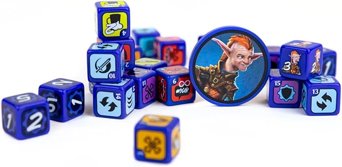 Too Many Bones Dice-Builder Strategic Fantasy RPG Game for Ages 14 and Up 1-4 Players