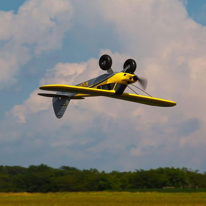 HobbyZone RC Airplane Carbon Cub S 2 1.3m BNF Basic (Transmitter Battery and Charger not Included) with Safe HBZ32500 Yellow