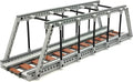 Classic Train Building Bridge City Passenger Express Train Tracks Toys Accessories Railroad Construction Building Block Compatible with Major Brand (Train Bridge)