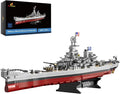 JMBricklayer Toy Battleship Building Set 60011 Classic Creative Military Missouri Battleship Model Collectible Display Warship Toys for Adults Christmas Birthday Gifts for 14+BoysTeens (2228 Pcs)