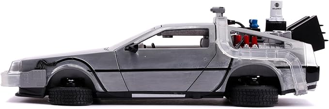 Jada - DLorean Back to The Future Collecting Vehicle Doors Open Glider Mode 1:24 Scale (253255021)