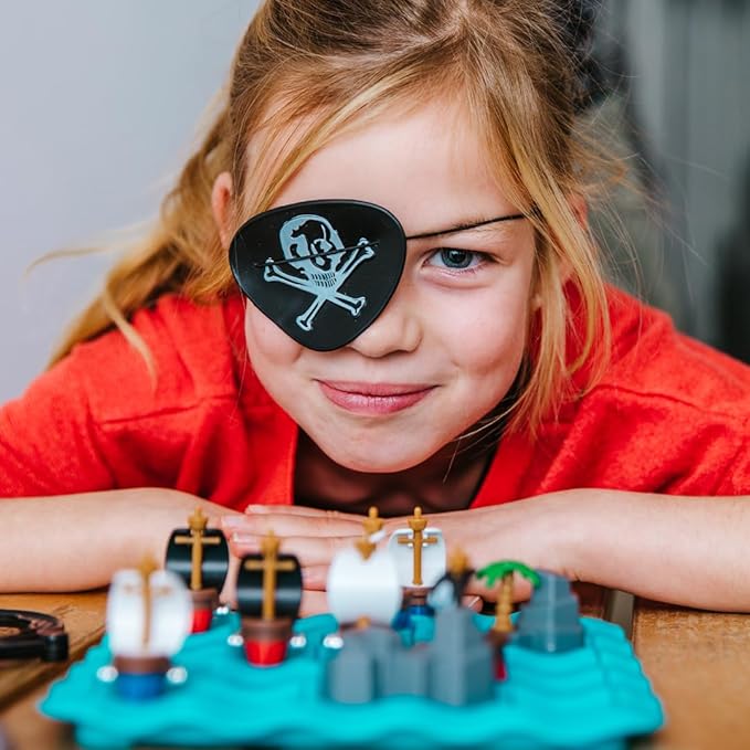 SmartGames Pirates Crossfire – Strategy Logic Game with 4 Playing Modes and 80 Challenges for Ages 7+