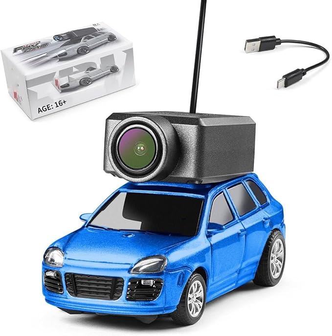 Aetheria WL Mini RC Car with HD FPV Camera 1/64 Remote Control Car FPV RC Drift Cars with LED Ambient Lights &amp Interactive Controls &amp 3-Speed Modes Gift for Adult