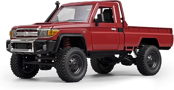 MN82 RC Rock Crawler 1/12 MNRC RC Crawler 4x4 Toyota LC79 Off Road RC Pickup Truck 4WD 2.4GHz RC Climing Car RTF with LED Lights for Adults
