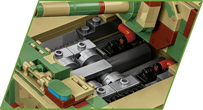 COBI Historical Collection WWII Panzerjager Tiger (P) Elefant Tank Building Set 1252 Pieces