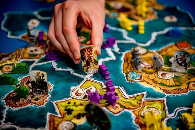 Cyclades | Epic Mythological Greek Strategy Game for Teens &amp Adults | Classic Auctioning &amp Area Control Board Game | 1v1 Competitive or Team Modes | Ages 14+ | 2-6 Players | 60-90 Minutes