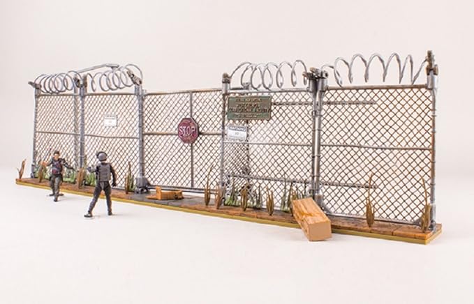 McFarlane Toys The Walking Dead AMC TV Series Prison Gate &amp Fence Building Set #14556 192 pcs