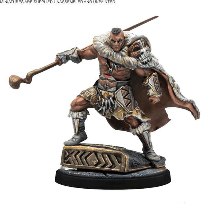 Marvel: Crisis Protocol Klaw &amp M'Baku CHARACTER PACK - Wakanda's Powerhouse Duo! Tabletop Superhero Game Ages 14+ 2 Players 90 Minute Playtime Made by Atomic Mass Games