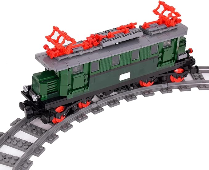 Train Carriage Building Block Kit – Classic Rail Car Model for MOC Train Sets Compatible with All Major Brick Brands Creative Add-On for Custom Railway Builds